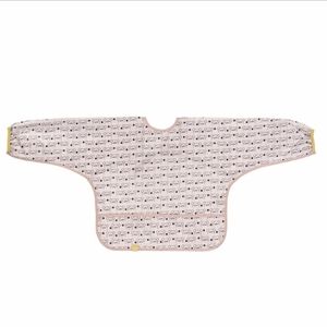 Lassig Little Chums Pink Long Sleeve Pink Mouse Bib